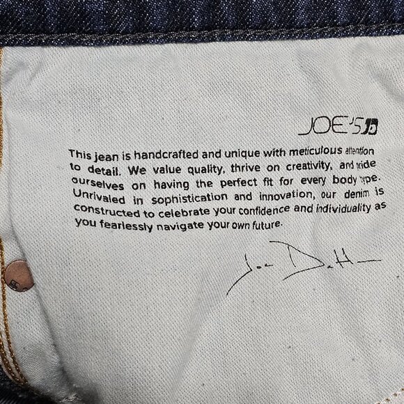 Joes Jeans The Classic Straight Leg Mens 34 Stretch Denim Blue Dark (Meas 36x34) - Picture 9 of 9